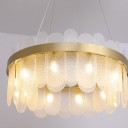 Loft Industry Modern - Leaf Circle PV Chandelier